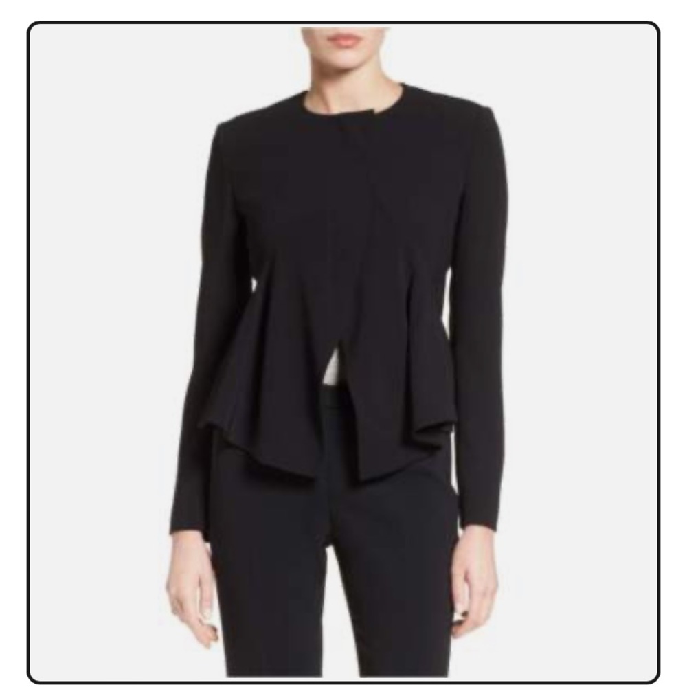 Boss Jikita black asymetrical blazer 6